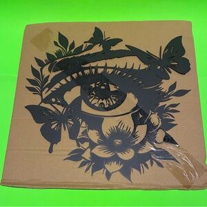 Stunning Eye and Butterfly  Metal Wall Art